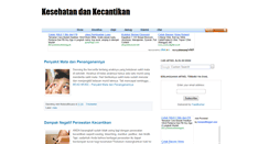 Desktop Screenshot of kesehatan.mutiarabhuana.com